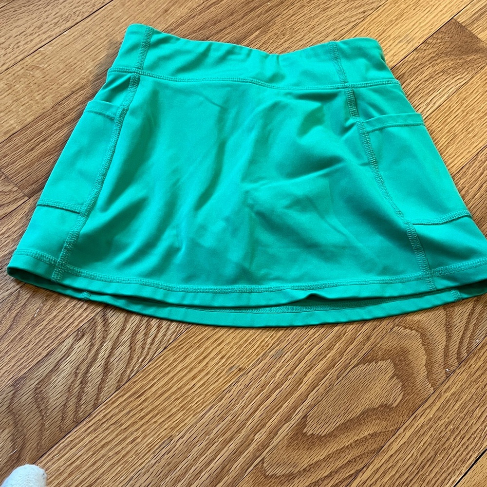 Primary Vibrant Green Pocket Skort